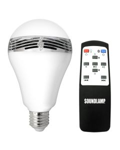 SoundLamp LED Light Bulb with Bluetooth Speaker