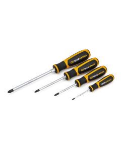 4 Pc. Pozidriv? Dual Material Screwdriver Set