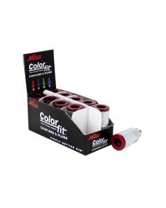 10 Pack ColorFit Couplers, M-style Red, 1/4" NPT Male