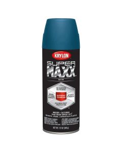 Krylon Supermaxx Paint+Primer; Satin Surf; 12 oz. Aerosol
