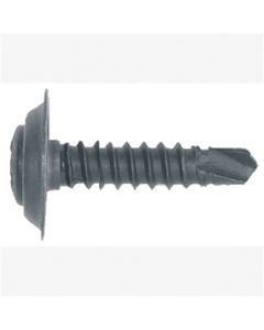 Phillips Oval Head Trim Screw, Size: 8 x 3/4", Head Size: #6, Finish: Black Phosphate, Qty: 100