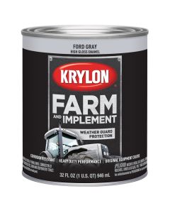 Krylon Farm/Implement; Ford Gray; 32 oz. Quart
