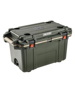 Pelican 70 Quart Pelican Elite Cooler, Green/Tan