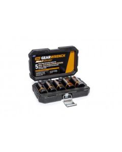 5 Pc  1/2" Drive Bolt Biter Impact Deep Extraction Socket Set