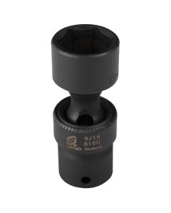 1/4" Drive 6 Point Universal Impact Socket 9/16"