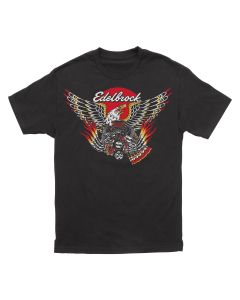 Edelbrock Crate Eagle Black T-Shirt, XL