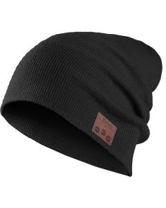 Bluetooth Knit Beanie, Black