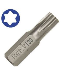 Insert Bit, T30 Torx, 1/4" Hex Shank, 1" Long, Bulk