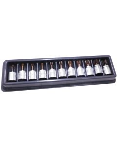 VIM Tools 11-Piece XZN Set, One-Piece Drivers, 3/8 in. Square Drive