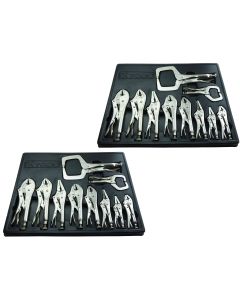 2 Pk. of Locking Pliers Set 10pcs