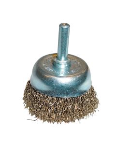 Coarse Brass Wire Cup Brush  1-3/4"