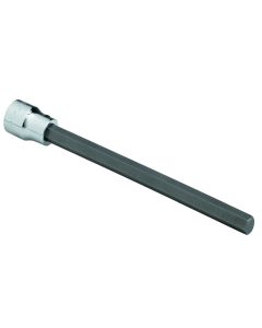 8mm 1/2" Drive Long Hex Chrome Bit Socket