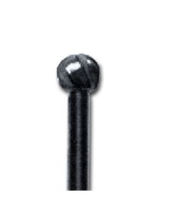 Carbide Bur Ball Tip 1/4 in. Shank