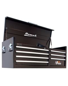 Homak Mfg. 56 in. H2Pro Series 7-Drawer Top Chest, Black