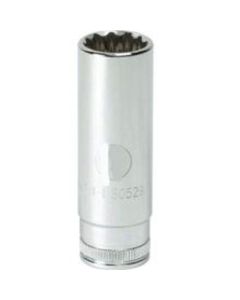 1/2" Drive 6 and 12 Point Metric Deep Length Sockets