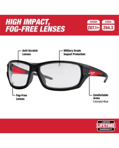 Clear Hi-Performance Safety Glasses
