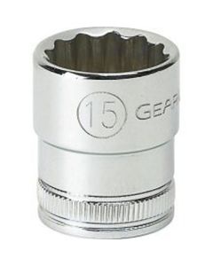 1/4" Drive 12 Point Standard Socket, 9mm