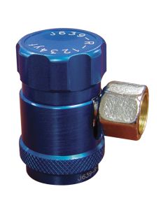 Low side R1234yf coupler (blue)