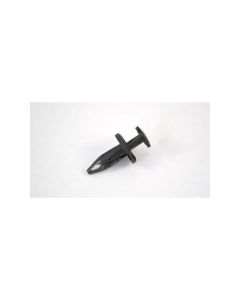 Black Nylon Wheel Opening Molding Push-Type Retainer; Head Diameter 19/32" (25/Bag)