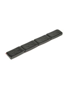 Wheel Weight Adhesive 34308B, 1 oz., Black (72 Total Segments)