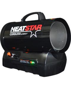 Cordless Forced Air Heater, 30-60,000 BTU/HR