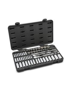 76PC 1/4 & 3/8 Dr. 12 Pt. SAE/Metric, Std/Deep