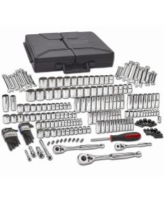216 Piece 1/4", 3/8" and 1/2" Drive Mechanics Tools Set