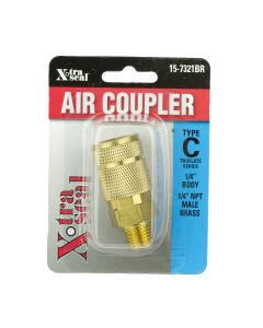 1/4" TRUFLATE "C" COUPLER, MPT