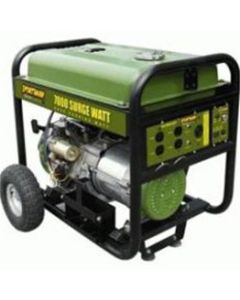 Generator, 6000 W, 13 HP, 4 Stroke OHV Engine, Elecric and Recoil Start, 5 Outlets, 7 Gallon Tank
