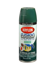 Krylon Fusion for Plastic; Hunter Green; 12 oz. Aerosol