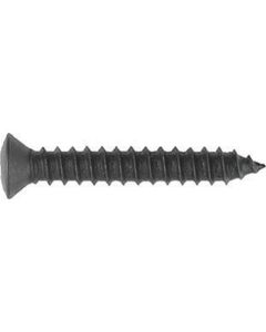 Phillips Oval Head Sheet Metal Screws Size: 8 x 3/4", Head Size: #6, Finish: Black, Qty: 10
