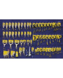 126-Piece Complete Vise Grip Locking & Traditional Pliers Merchandiser