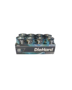 Batteries 8 Pack Diehard D Alkaline