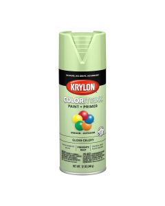 Krylon COLORmaxx Paint + Primer, Gloss Celery