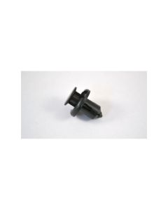 Black Nylon Front Bumper Push-Type Retainer; Head Diameter 20mm (25/Bag)