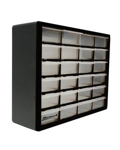 Homak Mfg. 24-Drawer Parts Organizer, Black