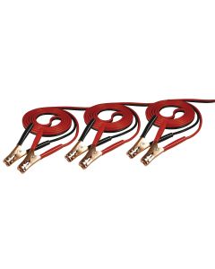 3-pk of 12' Economy Battery Cables, 10-Gauge 250 AMP