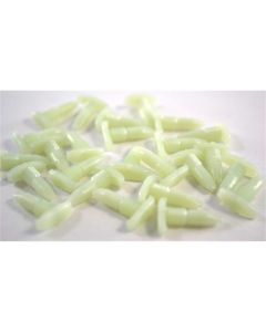 Natural Nylon Door Weather-strip Retainer Head Diameter 3/16" x 1/2" (100/Bag)