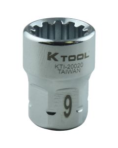 9mm x 1/4 in. Drive Spline Socket (EA)