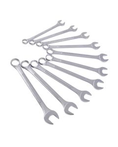 10-PC SAE Raised Panel Jumbo Combi Wrench Set