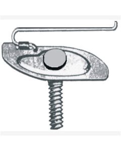 Plate Size Unvirersal Moulding Clip Chry, Size: 10-24" X 3/4", Size: 1/2 X 1-25/64", Qty: 100