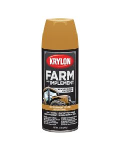 Krylon Farm/Implement; Old Equipment Cat Yellow; 12 oz. Aerosol