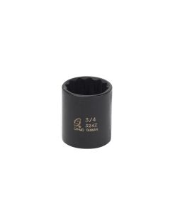 3/8" Dr. 3/4" 12 Point Impact Socket
