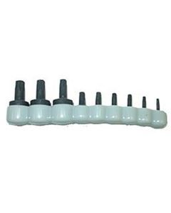9 pc Tamper Resistant Torx Dr
