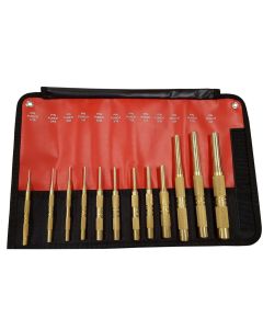 Mayhew 12-Piece Brass Pin Punch (Inch) Set