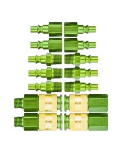 1/4" Green Body Coupler Kit 14pc