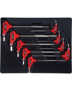 9-Piece T-Handle, Hex, Fractional SAE