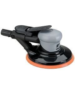 Dynabrade 6 in. Silver Supreme Central Vac Orbital Sander - 3/32 in. Diameter Orbit