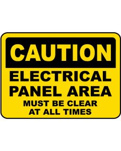 Electrical Panel Caution Label
