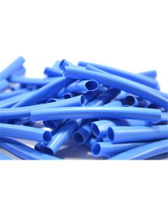 3 Inch Blue Heat Shrink Tubing Dual Wall / Meltable Inner Wall - 1/4" (50-pk)
